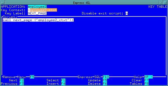 Figure 4-108 Next Page Key