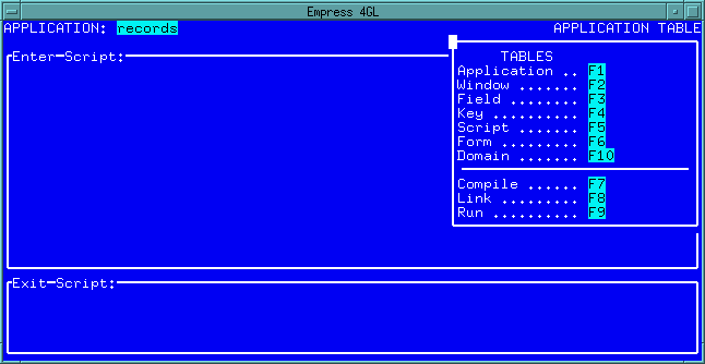 Figure 4-21 TABLES Menu