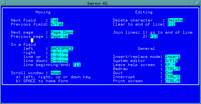Figure 4-35 Help Screen