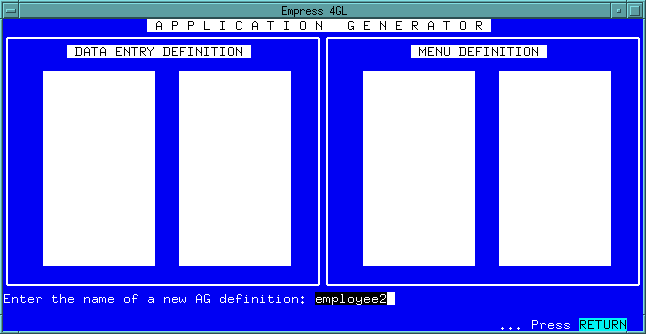 Figure 4-73 employee2 application