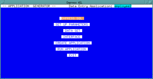 Figure 4-74 Data Entry Application