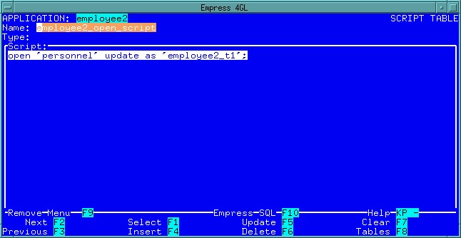 Figure 4-91 employee2_open_script