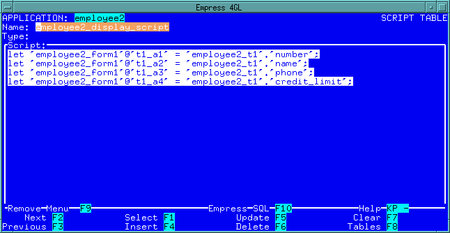 Figure 4-94 employee2_display_script