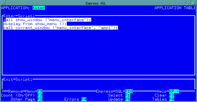 Figure 3-4 Application Window - Page 1