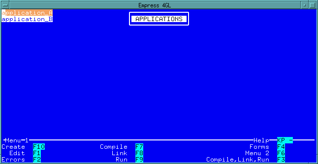 Figure 1-2 Application Manager