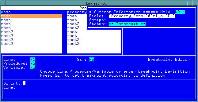 Figure 9-11 Set Line Window