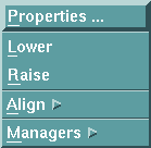 Figure 2-3 Pop-up Menu