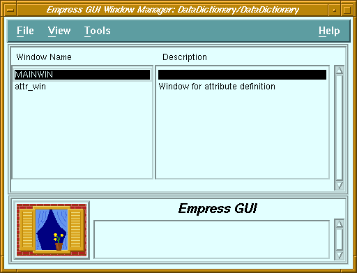 Figure 4-10 Window Manager