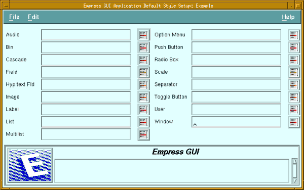 Figure 6-8 Default Style Setup