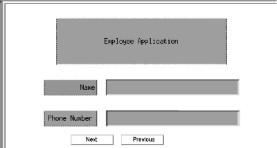 Figure 4-27 Screen with push button