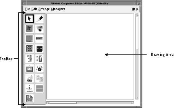 Figure 4-3 Window Component Editor