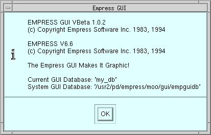 Figure 1-3 Information Dialog Box